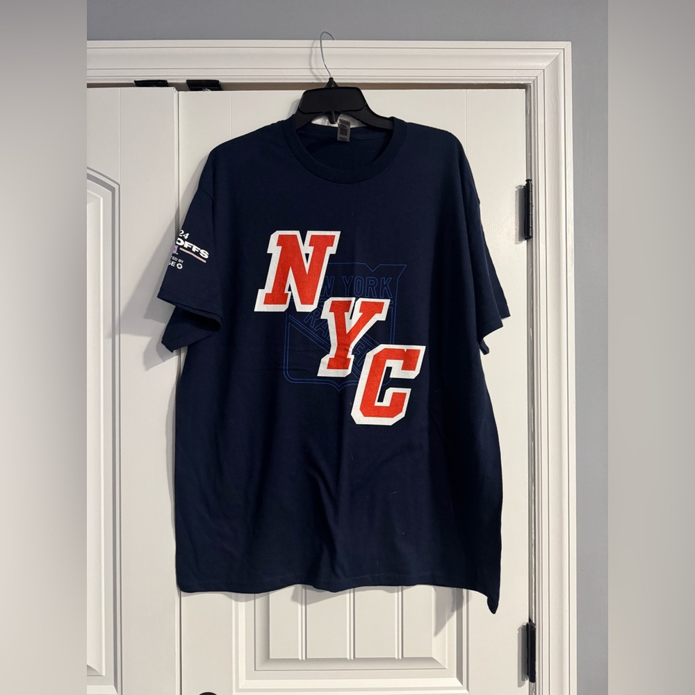 New York Rangers 2024 Playoffs NYC Mens Shirt Size XL